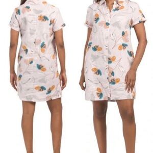 Rachel Zoe | Linen Floral Button Down Dress